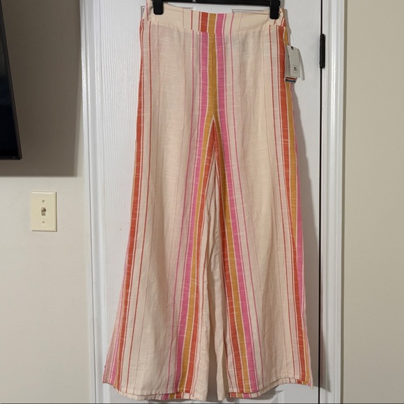 Rip Curl Heat Wave Striped Pants Women’s Size Large 100% Cotton NWT - Picture 2 of 7